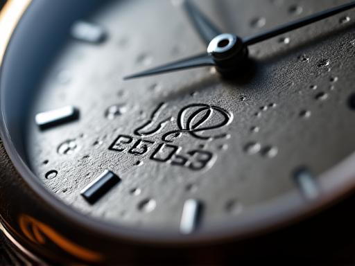 A unique, custom-engraved watch dial.